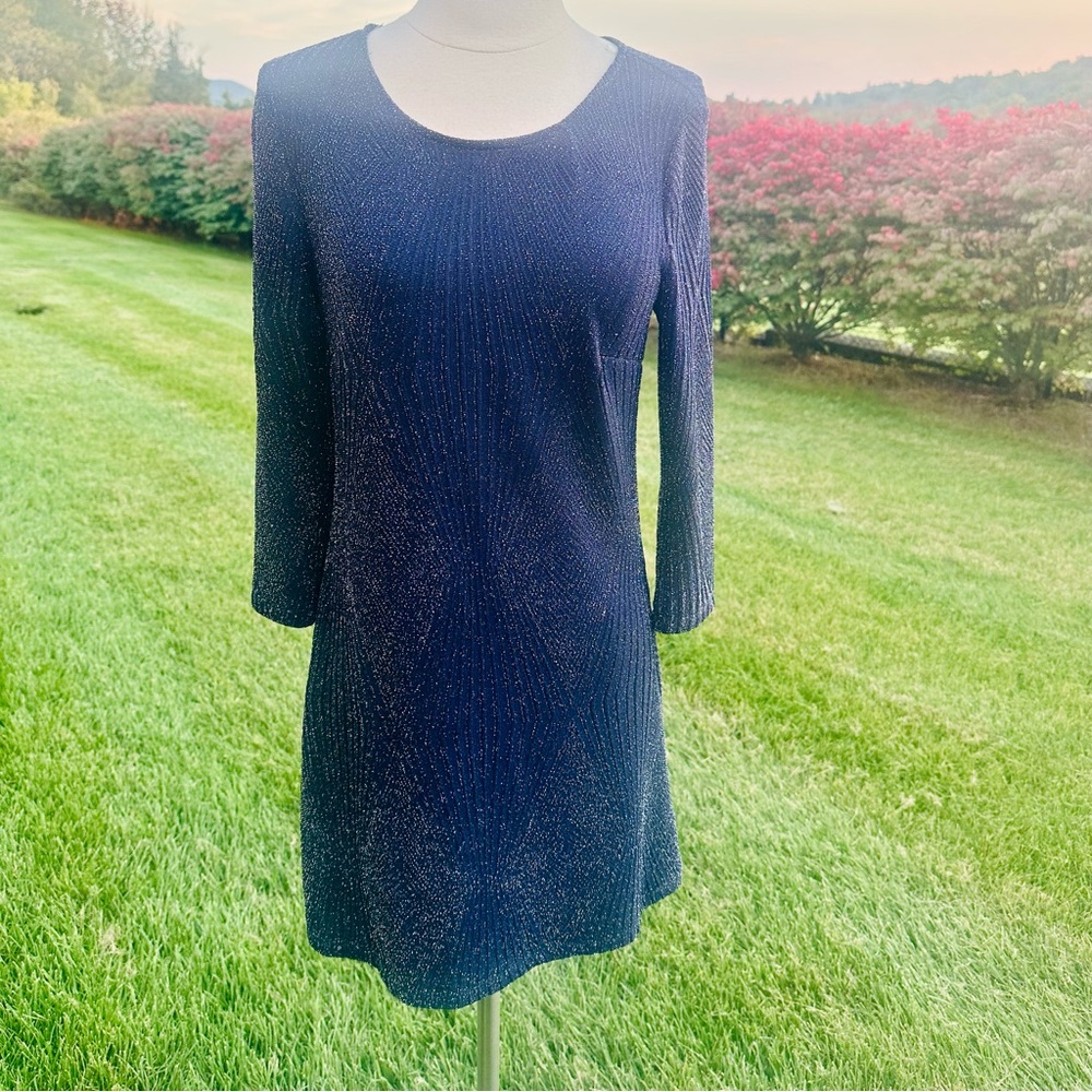 Trixxi-Clothing Company Navy sparkly dress